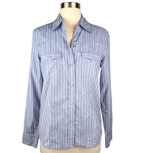 Gap Factory Western Style Striped Snap Top S